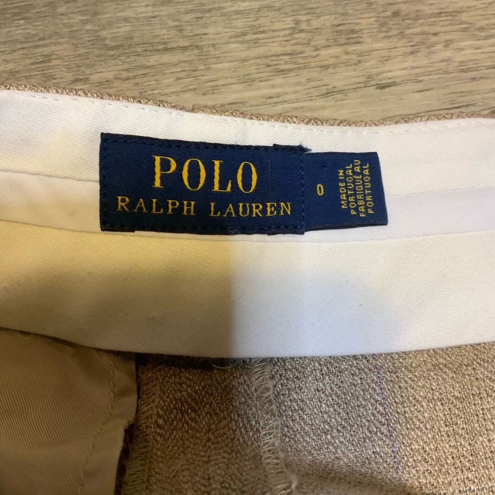 Ralph Lauren Women's Beige Wide Leg Pants - Picture 2 of 4